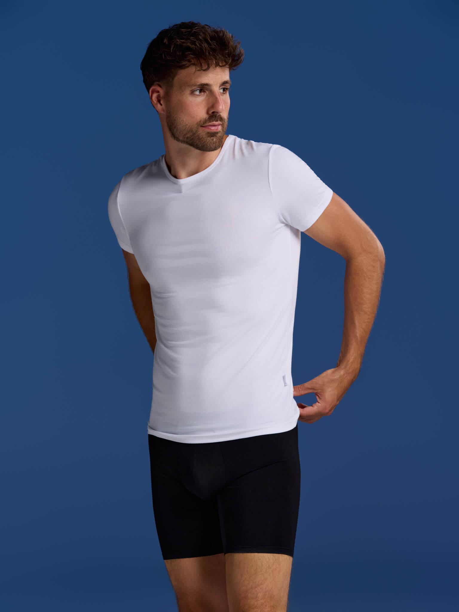 BOXR | Magliette In Bambù - Confezione Da 2 Pezzi - Bianco