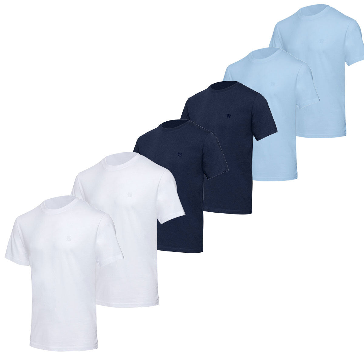 BOXR | T-Shirt Casual in Bambù - Confezione da 6 - Multicolore