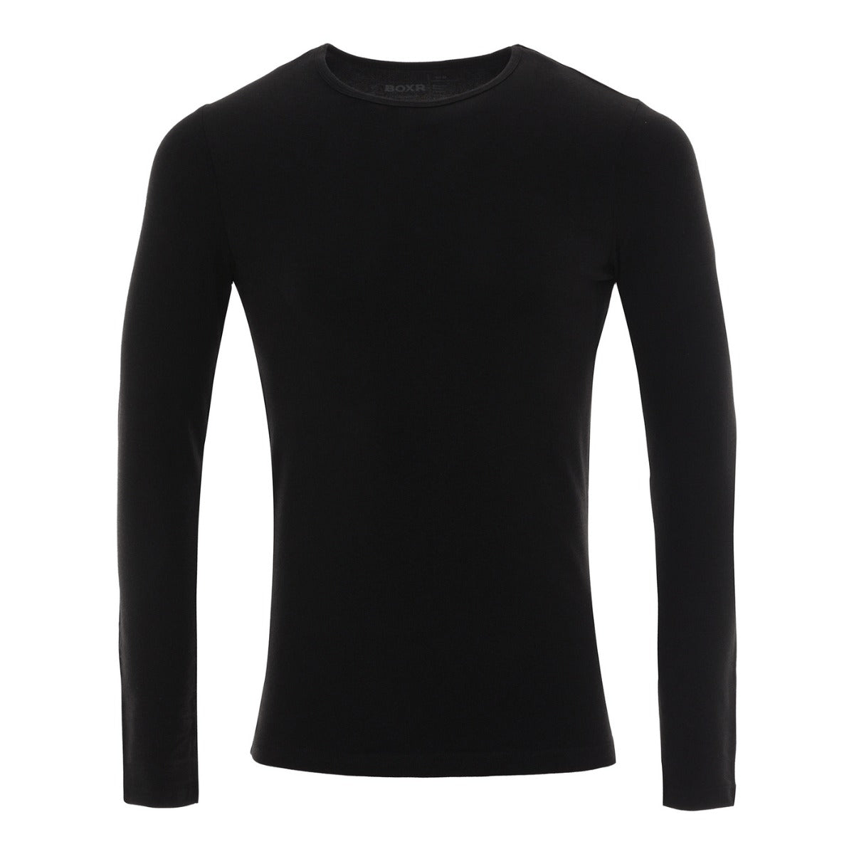 BOXR | Sottocamicia a Maniche Lunghe in Bambù - 4 Pezzi - Nero