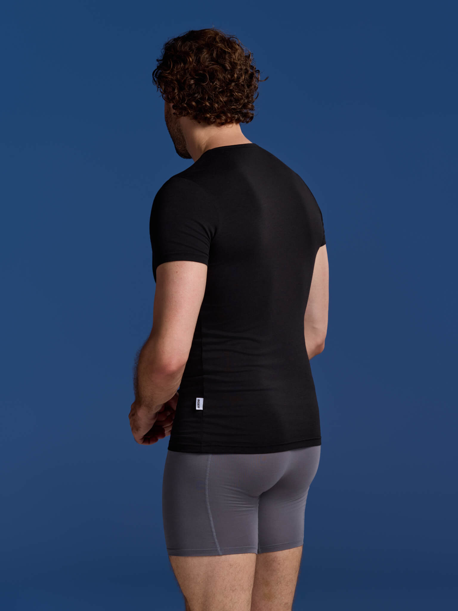 BOXR | Magliette In Bambù - Confezione Da 2 Pezzi - Nero