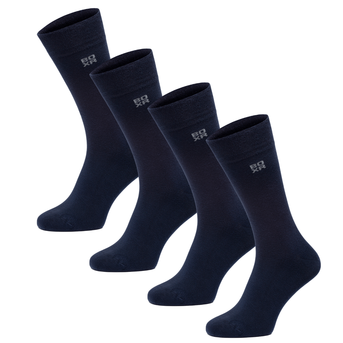 BOXR | Calze Di Bambù - Confezione Da 4 Pezzi - Blu Navy