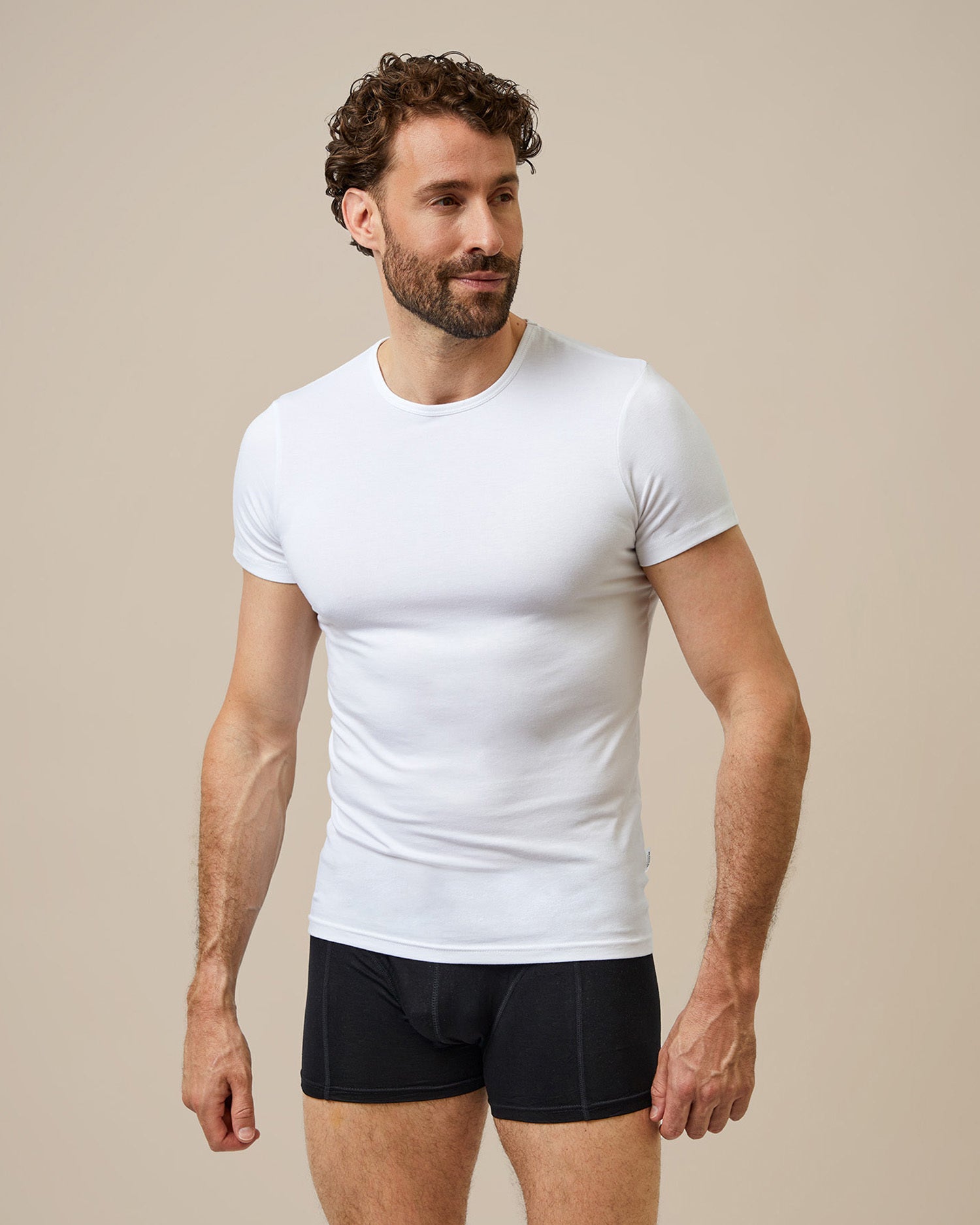 BOXR | Magliette In Bambù - Confezione Da 4 Pezzi - Bianco - Ultimi Pezzi
