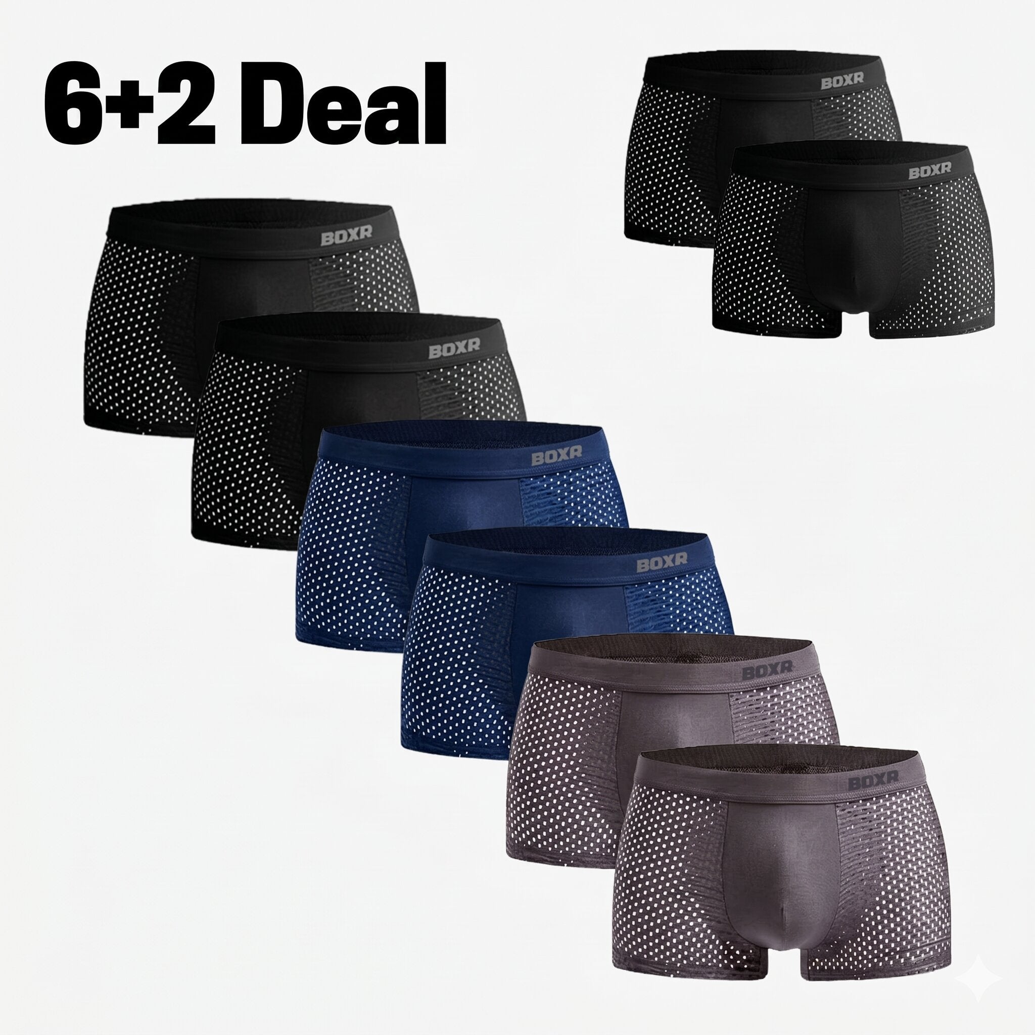 Boxer in Bambù Original Acquista 6 e ricevi 2 GRATIS
