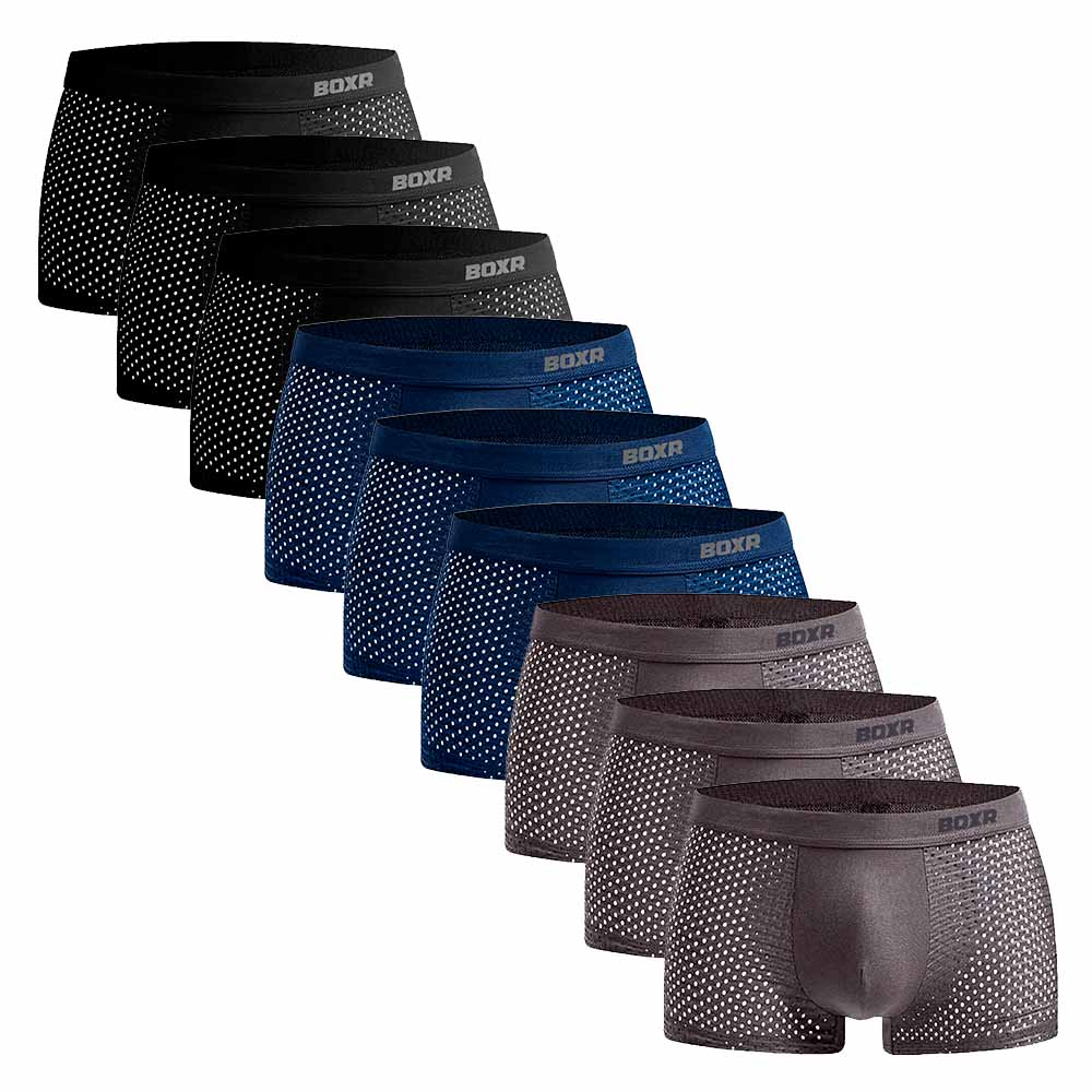 BOXR | Boxer In Bambù 2.0 - Confezione Da 9 Pezzi - Originali
