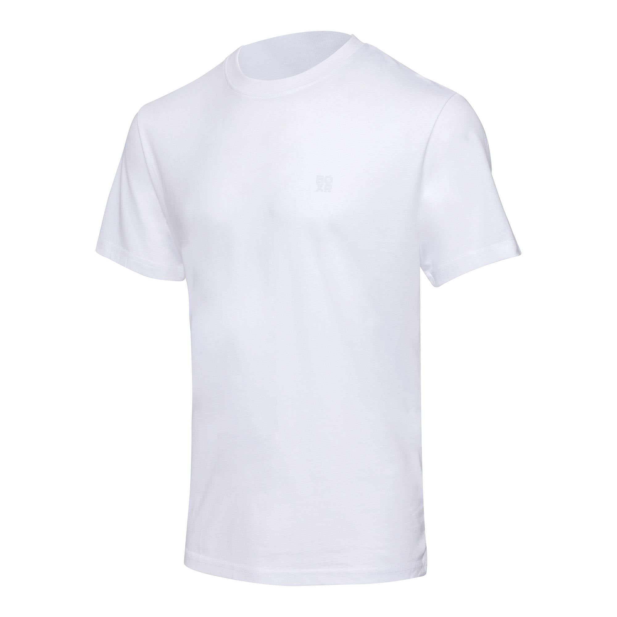 BOXR | T-Shirt Casual in Bambù - Confezione da 1 - Bianco