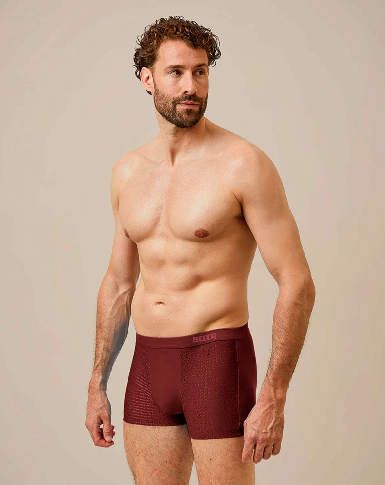 BOXR | Boxer In Bambù 2.0 - Confezione Da 6 Pezzi - Rosso