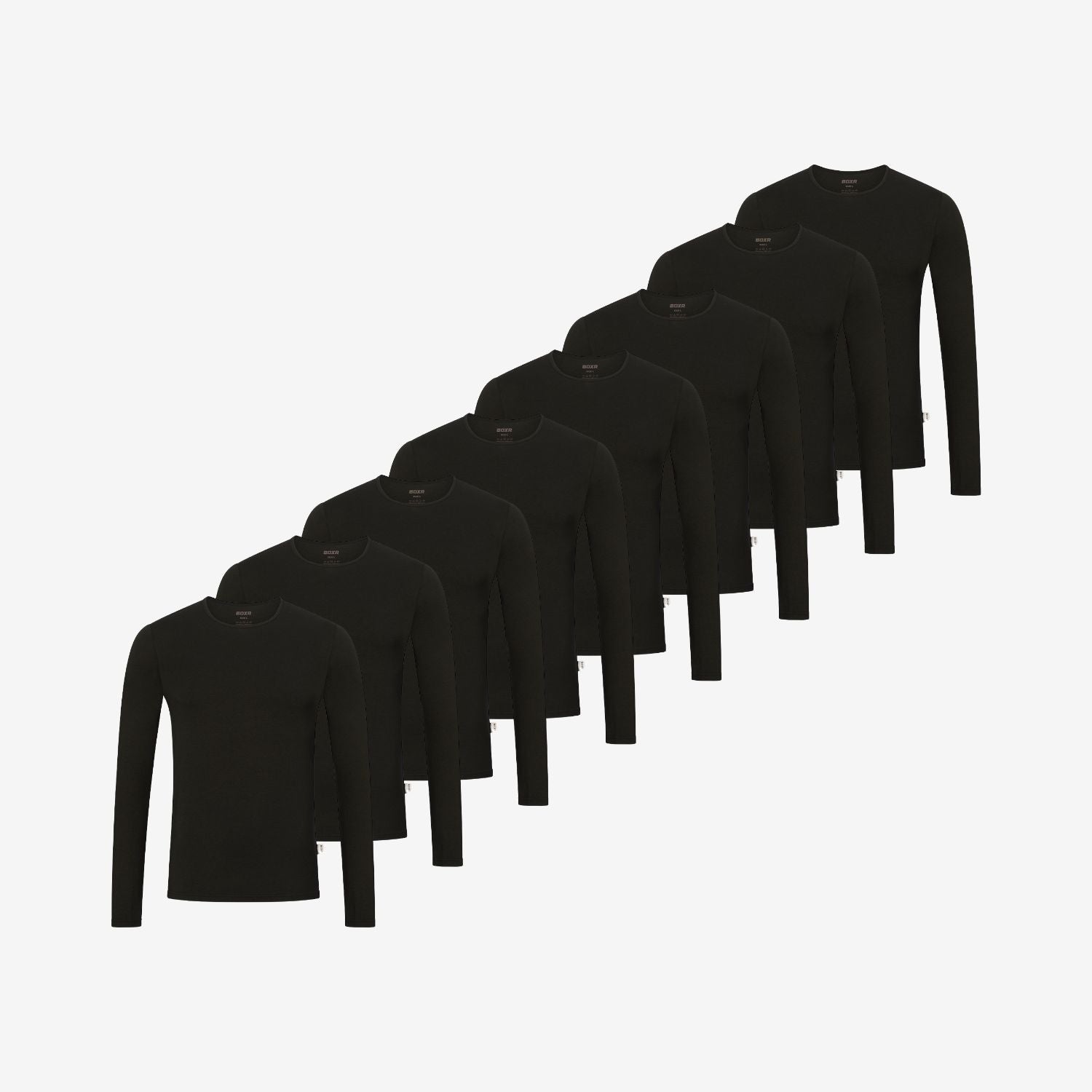 Maglia intima a maniche lunghe in Bambù pack da 8