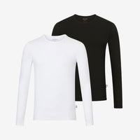 Maglia intima a maniche lunghe in Bambù pack da 2