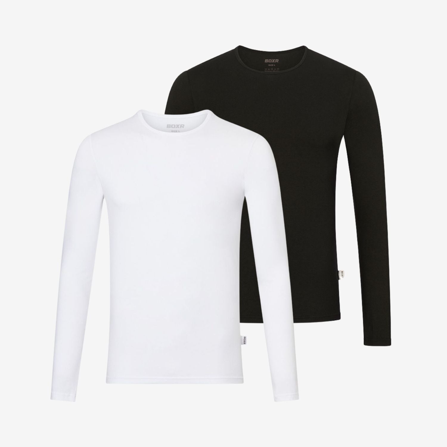 Maglia intima a maniche lunghe in Bambù pack da 2