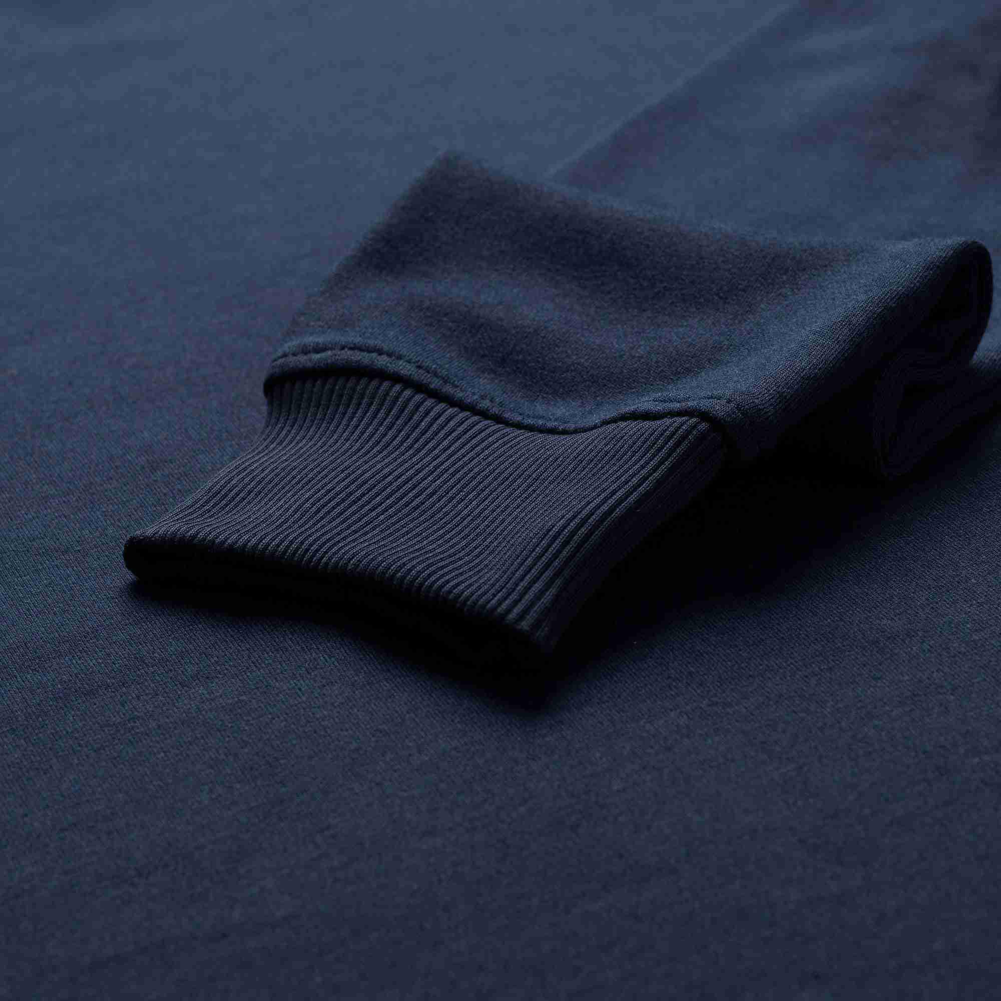 BOXR | Felpa Girocollo in Bambù - Blu Navy
