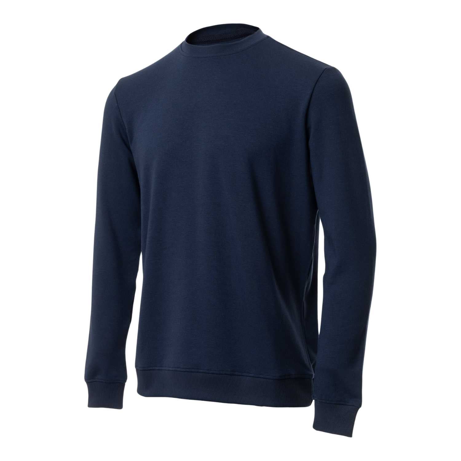 BOXR | Felpa Girocollo in Bambù - Blu Navy