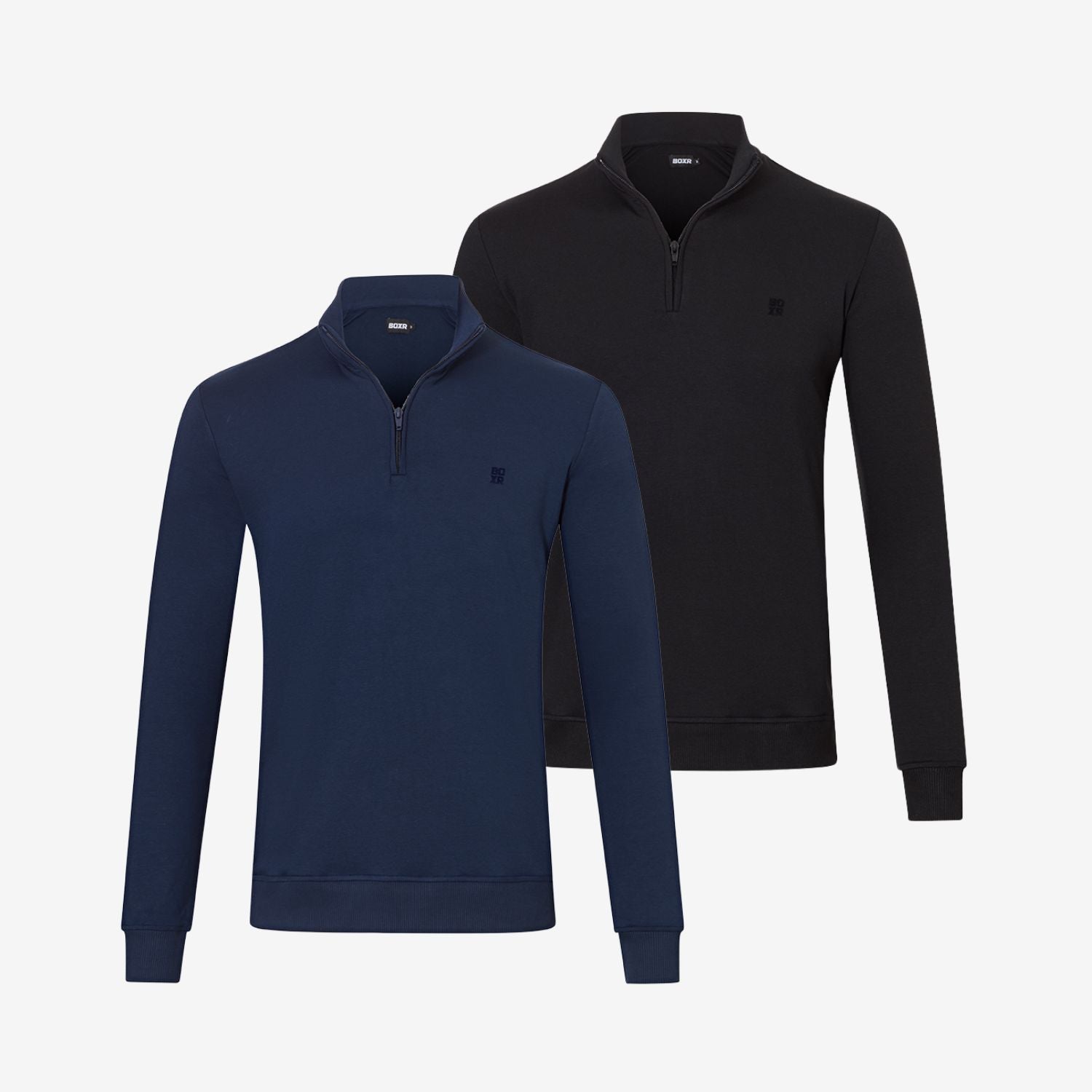 Maglione con zip in Bambù pack da 2