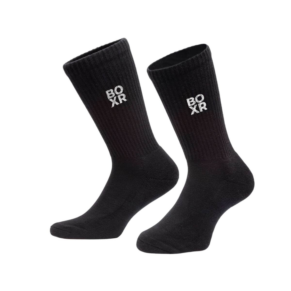 BOXR | Calze Sportive in Bambù – Confezione da 2 Nero