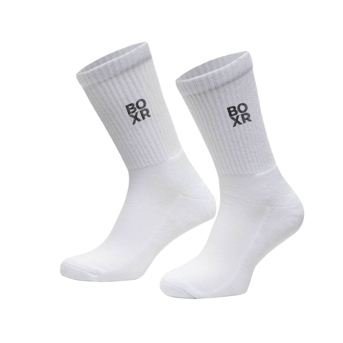 BOXR | Calze Sportive in Bambù – Confezione da 2 Bianco