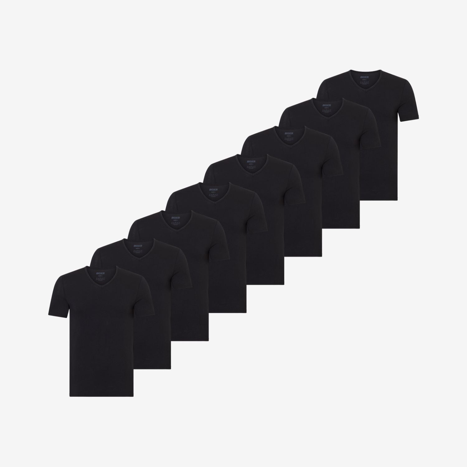 Maglia intima in Bambù scollo a V pack da 8