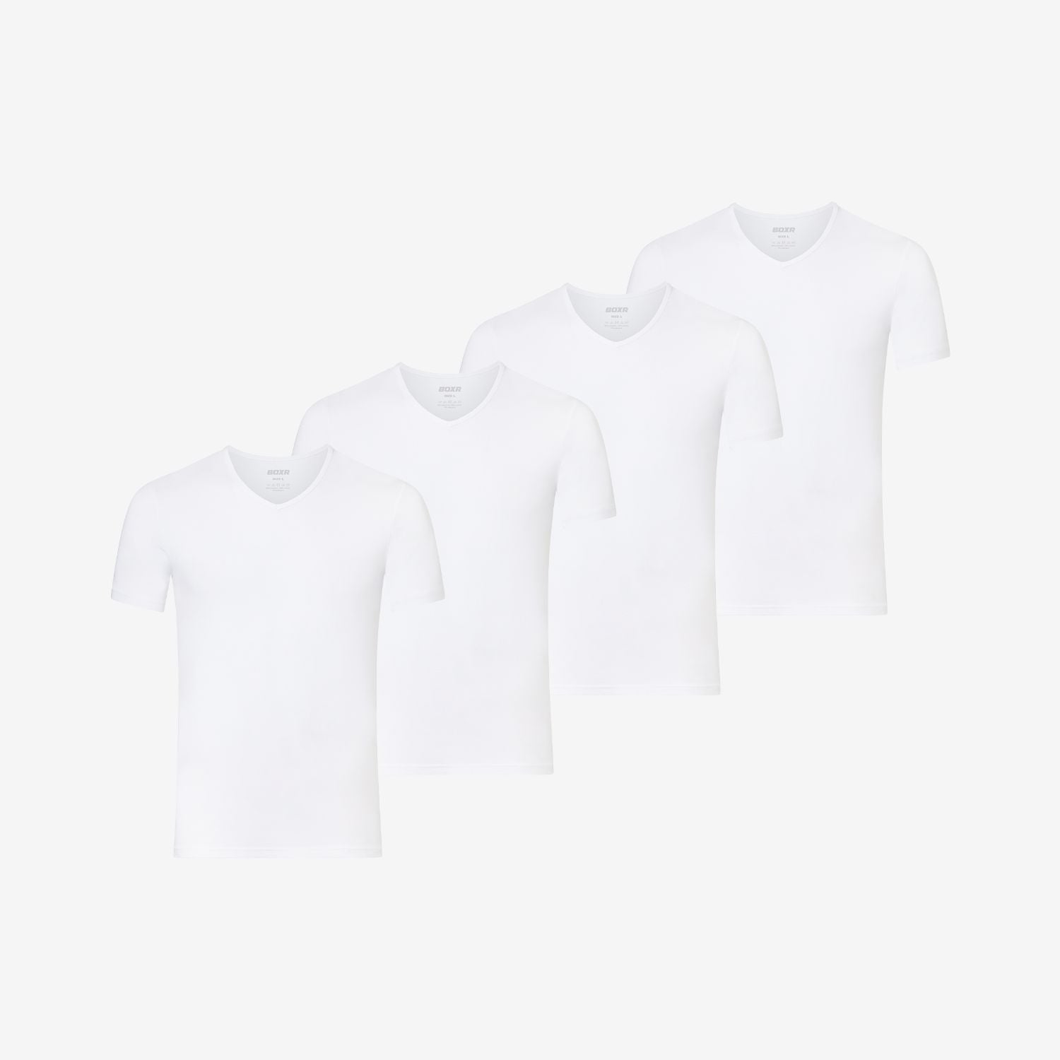 Maglia intima in Bambù scollo a V pack da 4
