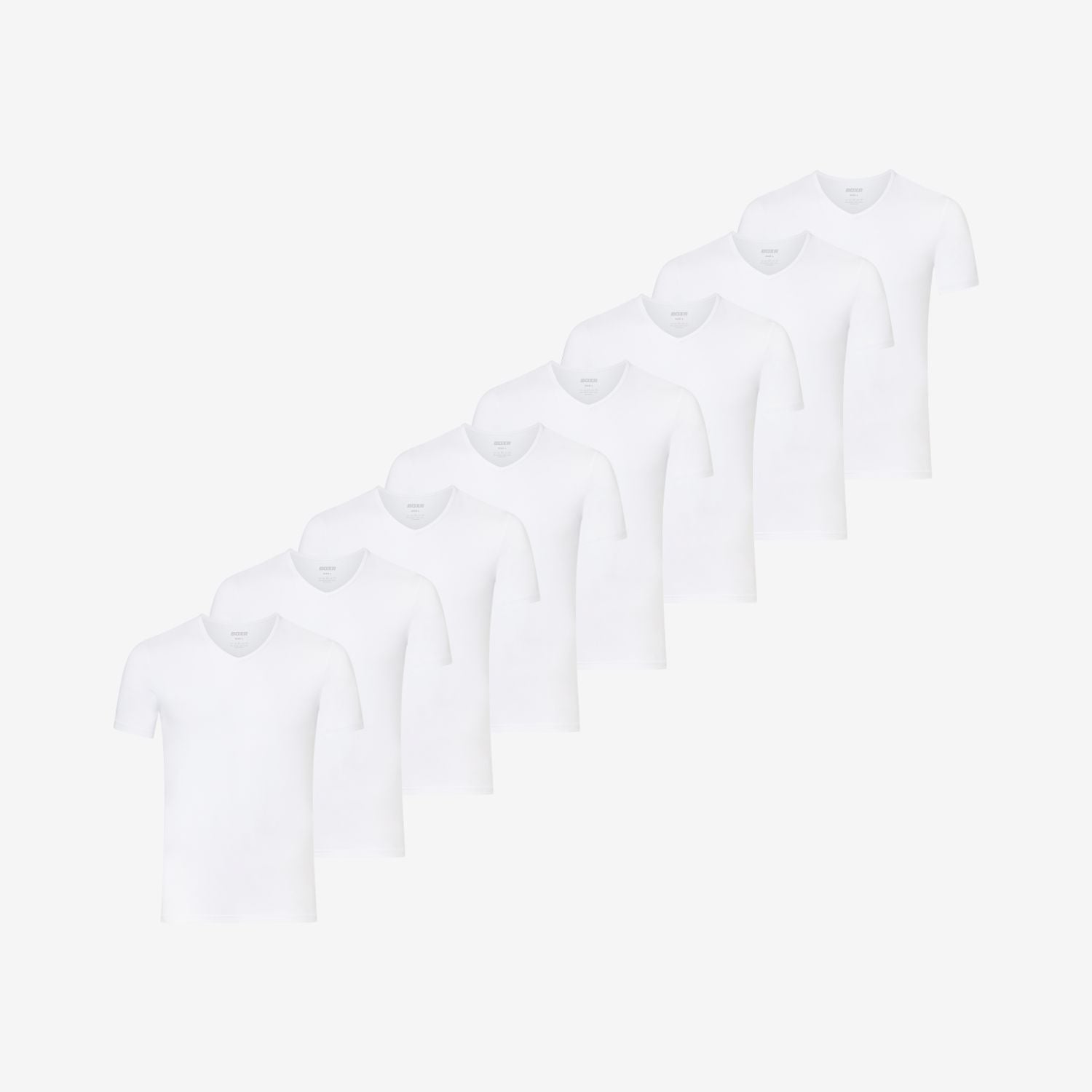 Maglia intima in Bambù scollo a V pack da 8