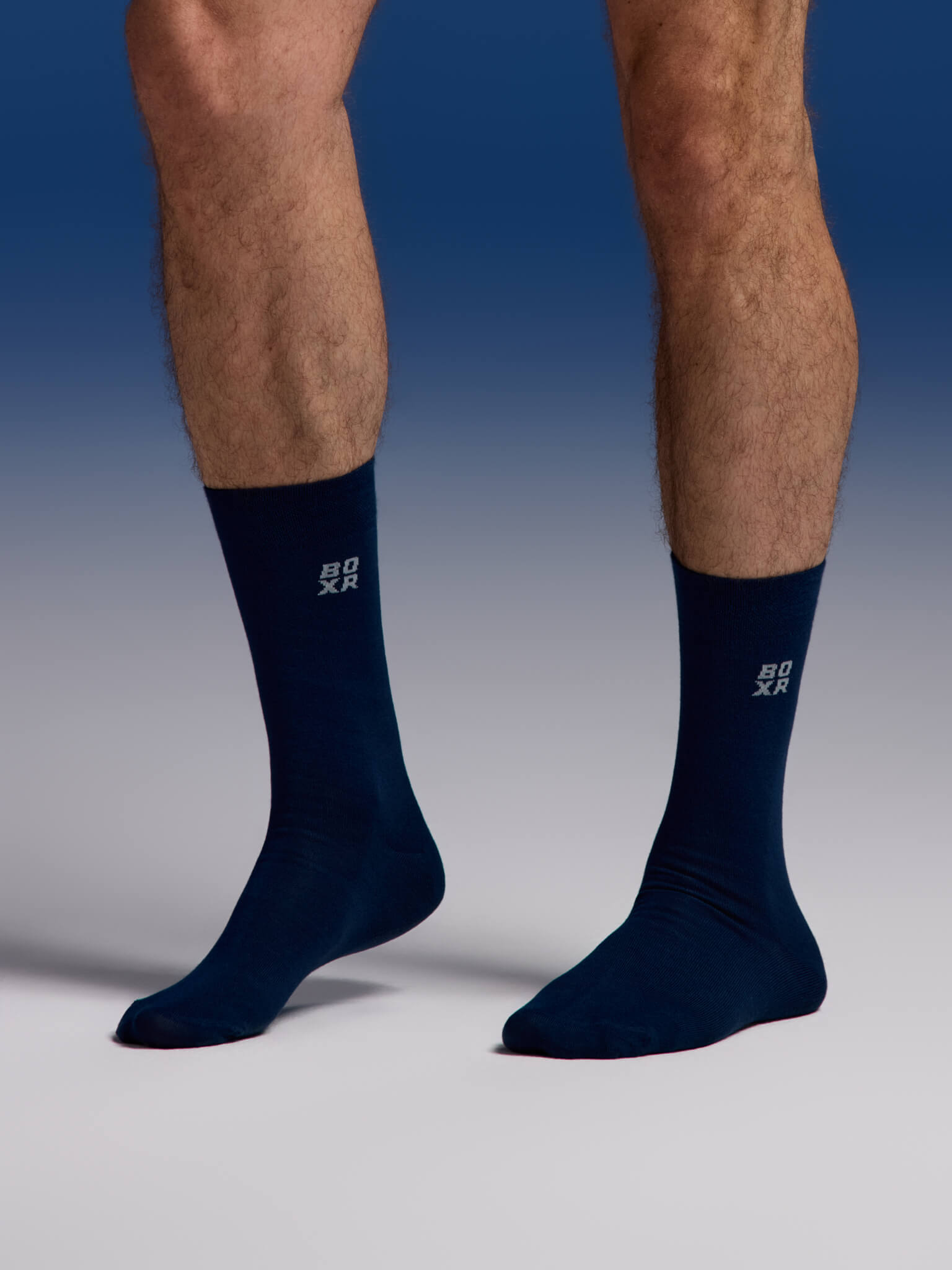 BOXR | Calze Di Bambù - Confezione Da 2 Pezzi - Blu Navy
