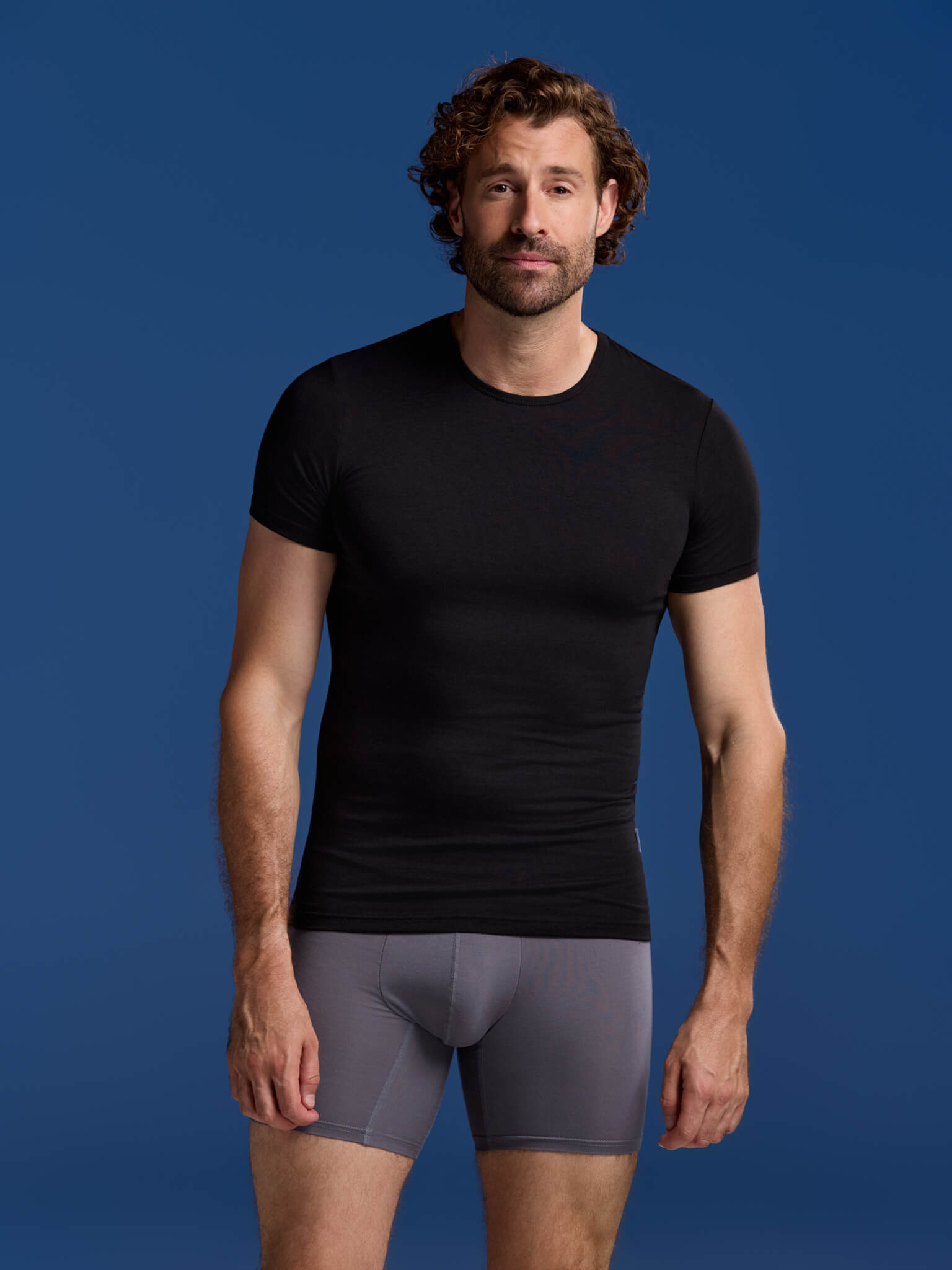 BOXR | Magliette In Bambù - Confezione Da 2 Pezzi - Nero